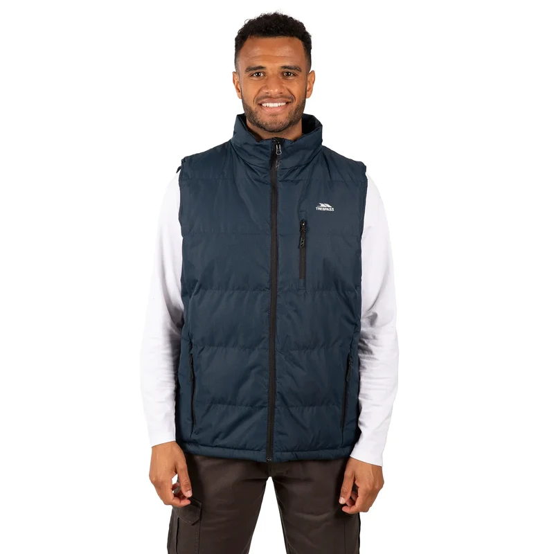 Trespass Men's Clasp Padded Waterproof Bodywarmer - Navy