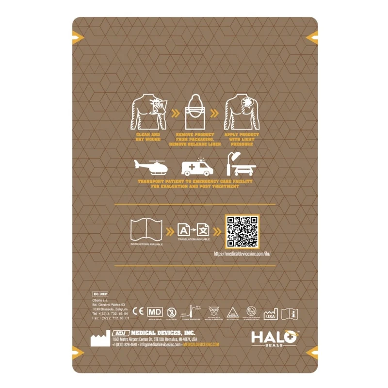 CVN HALO Chest Seal ilmarintasidos