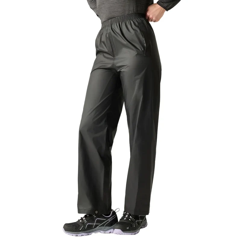 Regatta Women's Pack-It Waterproof Overtrousers - Black
