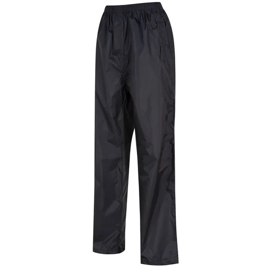 Regatta Women's Pack-It Waterproof Overtrousers - Black