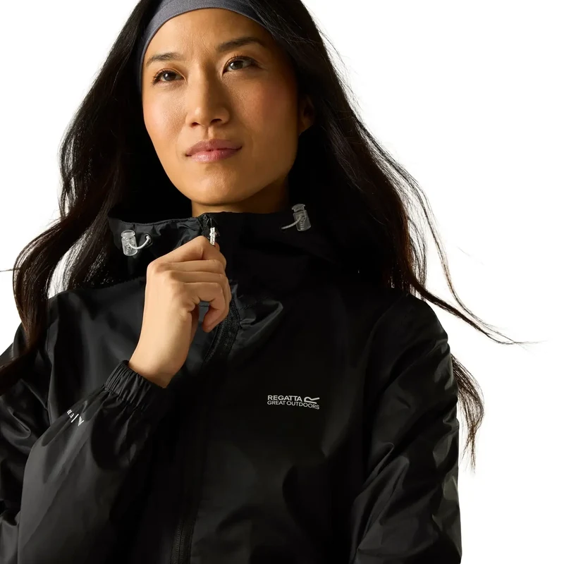 Regatta Women's Pack-It III Waterproof Jacket - Black