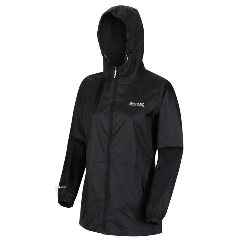 Regatta Women's Pack-It III Waterproof Jacket - Black