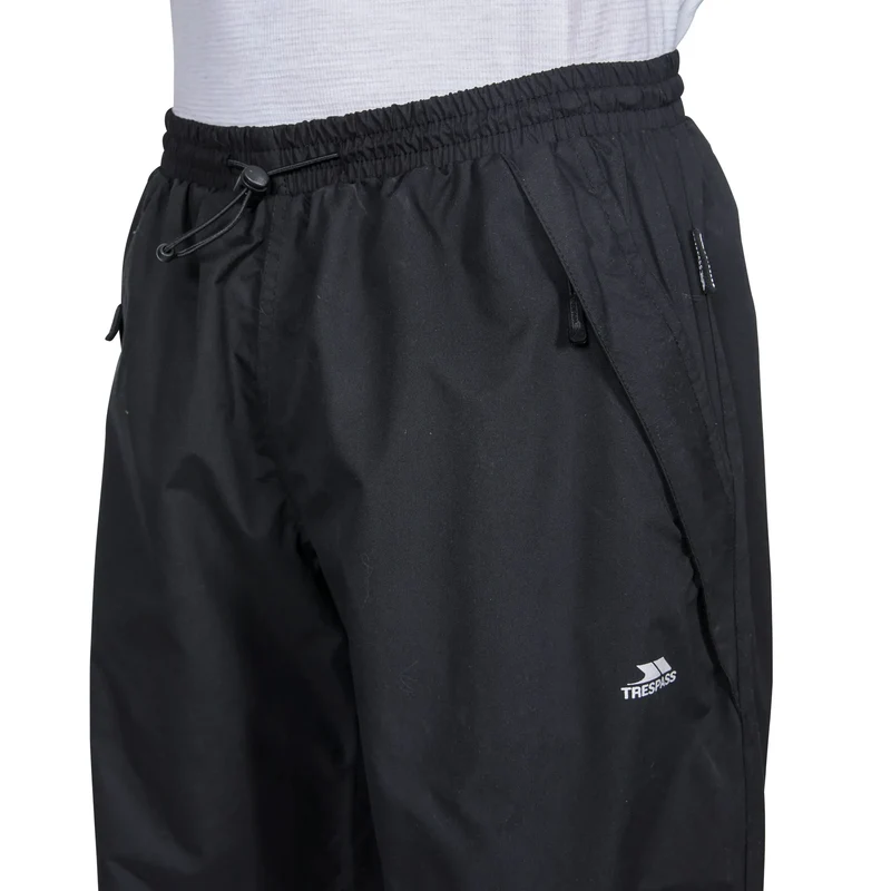 Trespass Men's Toliland Waterproof Trousers - Black