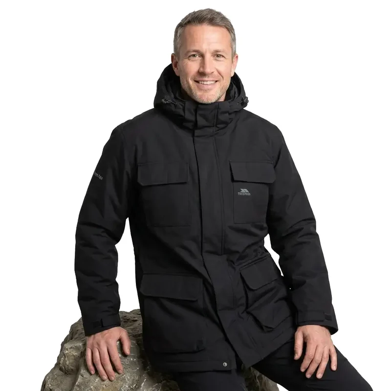 Trespass Men's Skerry Waterproof Jacket - Black