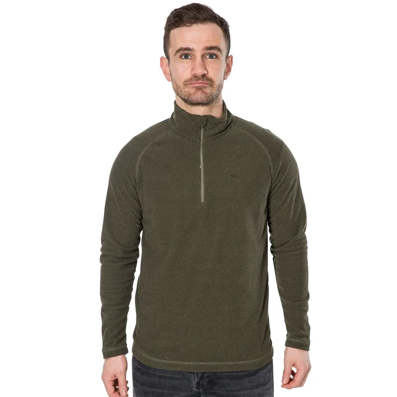 Trespass Men's Keynote Half-Zip Fleece - Moss