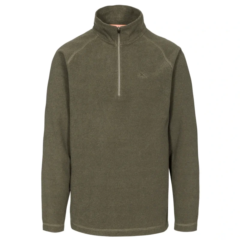 Trespass Men's Keynote Half-Zip Fleece - Moss