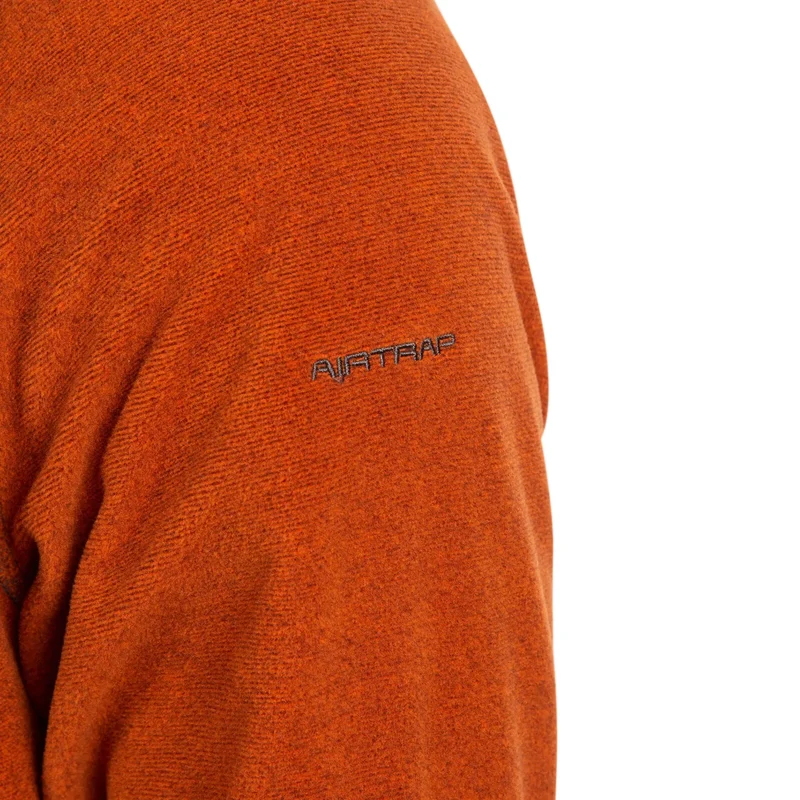 Trespass Men's Keynote Half-Zip Fleece - Burnt Orange