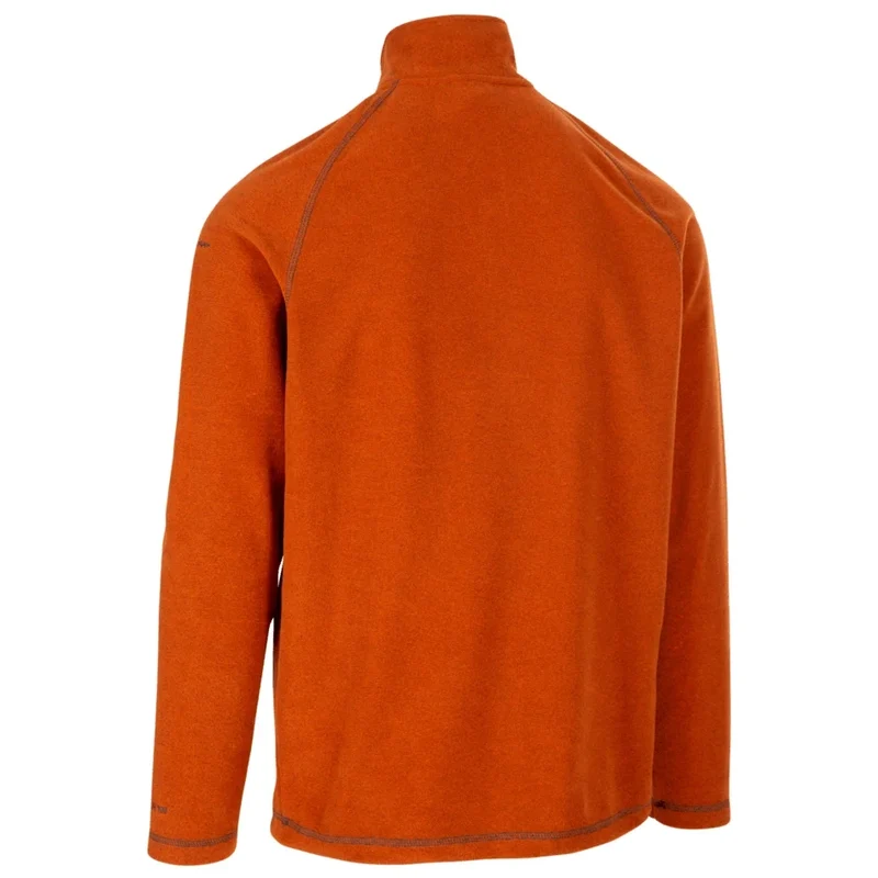 Trespass Men's Keynote Half-Zip Fleece - Burnt Orange