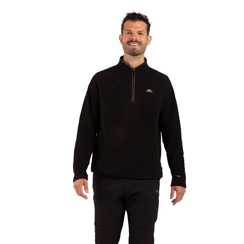 Trespass Men's Huntar Microfleece Jacket - Black
