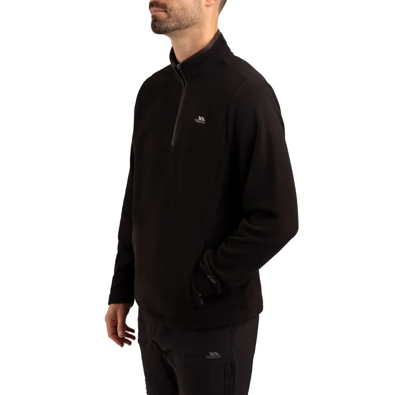 Trespass Men's Huntar Microfleece Jacket - Black