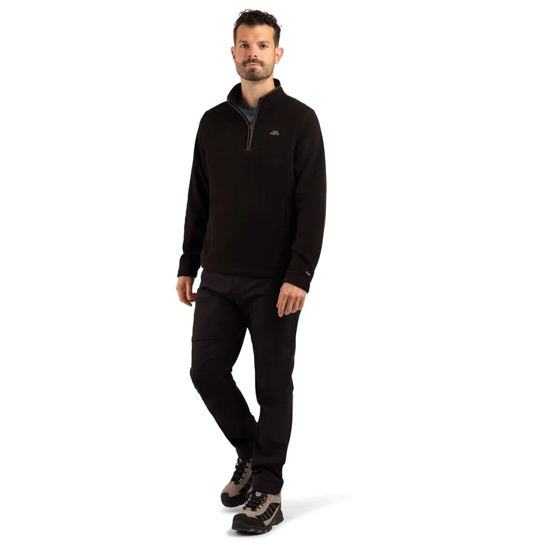 Trespass Men's Huntar Microfleece Jacket - Black