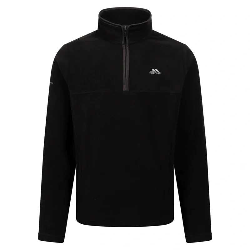 Trespass Men's Huntar Microfleece Jacket - Black
