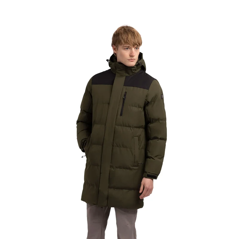 Trespass Men's Clipster Padded Insulated Jacket - Dark Vine