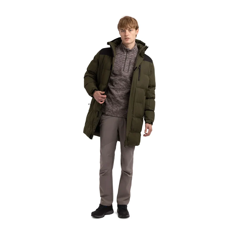 Trespass Men's Clipster Padded Insulated Jacket - Dark Vine