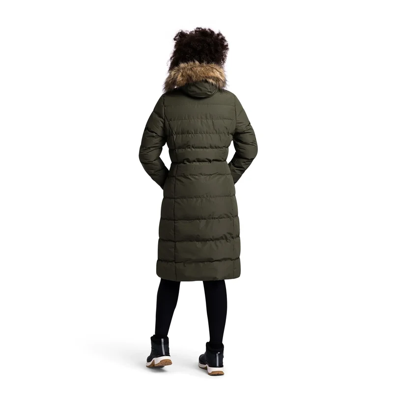 Trespass Women's Audrey Padded Parka Jacket - Dark Vine