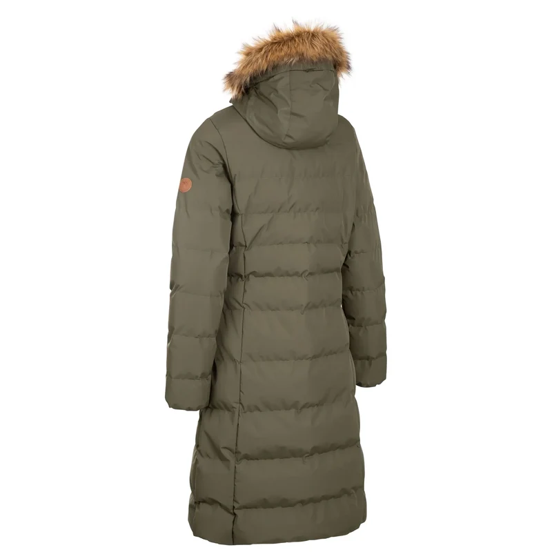 Trespass Women's Audrey Padded Parka Jacket - Dark Vine