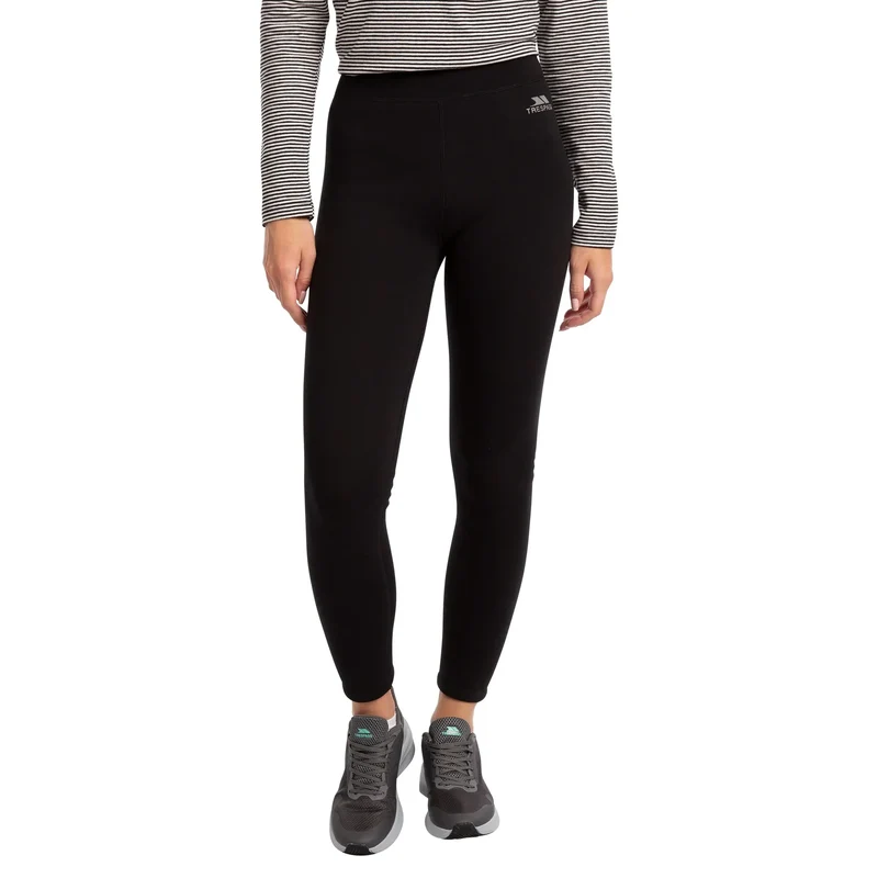 Trespass Fuzzy Sherpa Lined Women's Leggings - Black
