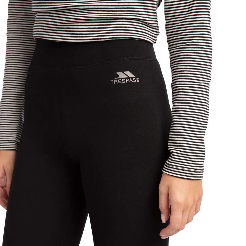 Trespass Fuzzy Sherpa Lined Women's Leggings - Black