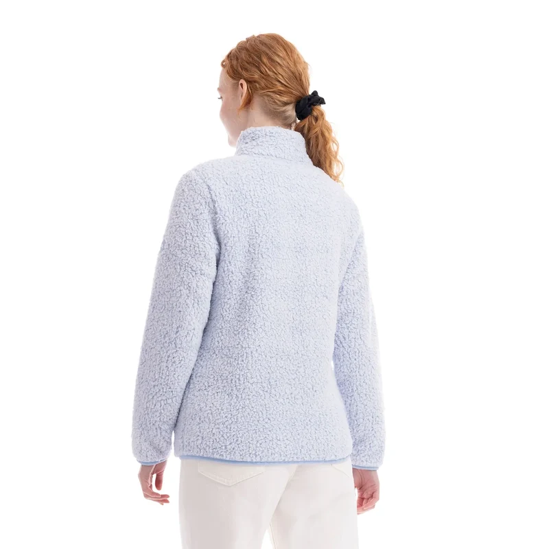 Trespass Women's Feathery Sherpa Fleece - Blue Haze