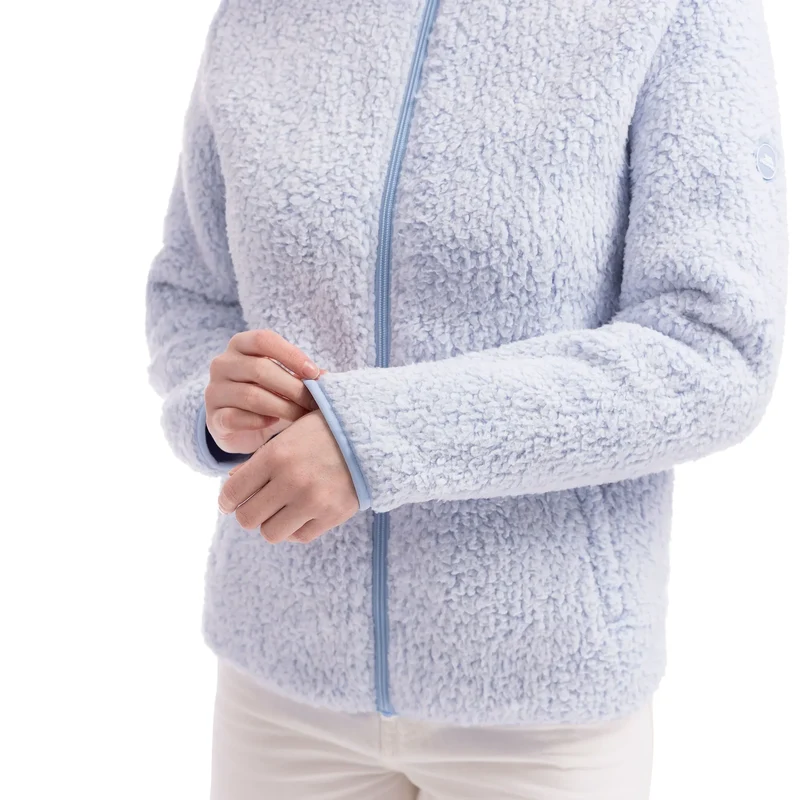 Trespass Women's Feathery Sherpa Fleece - Blue Haze