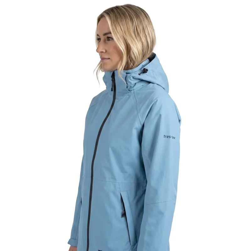 Trespass Women's Tilbury Waterproof Jacket - Storm Blue