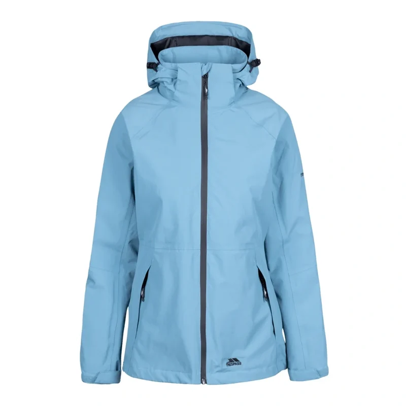 Trespass Women's Tilbury Waterproof Jacket - Storm Blue