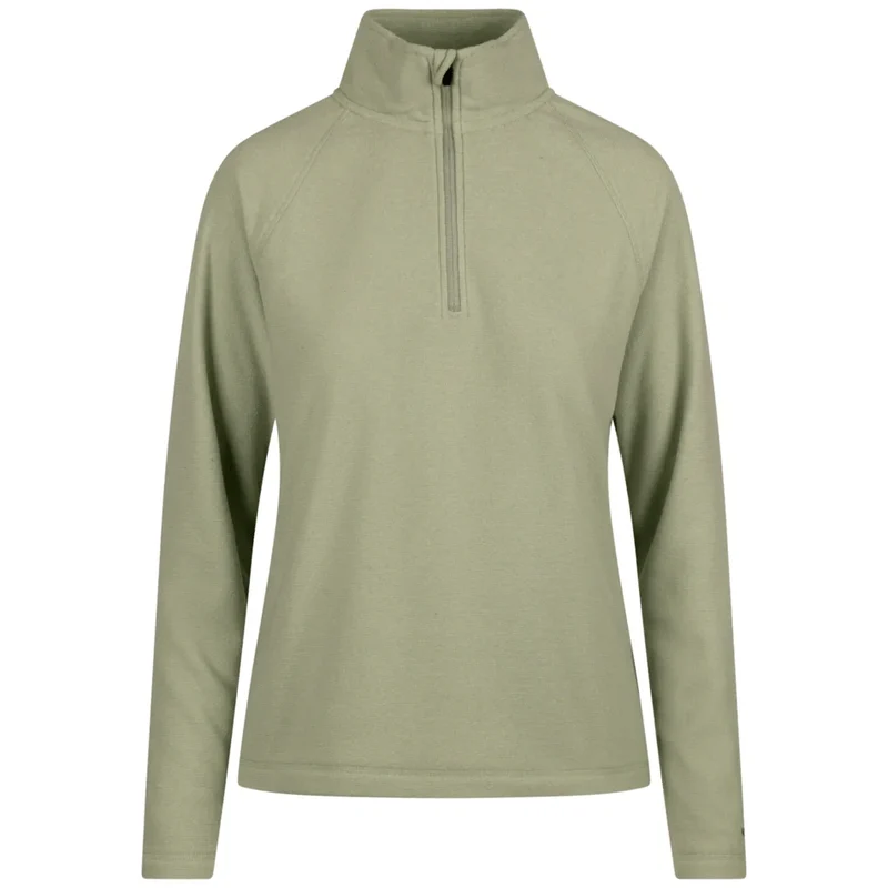 Trespass Women's Meadows Half-Zip Microfleece - Soft Sage