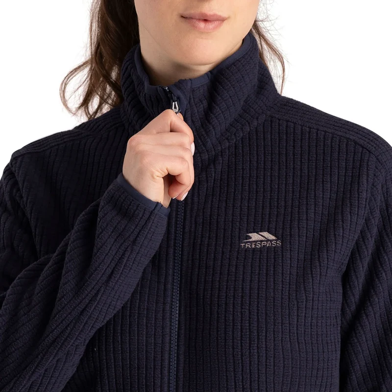 Trespass Women's Celia Full-Zip Fleece - Navy