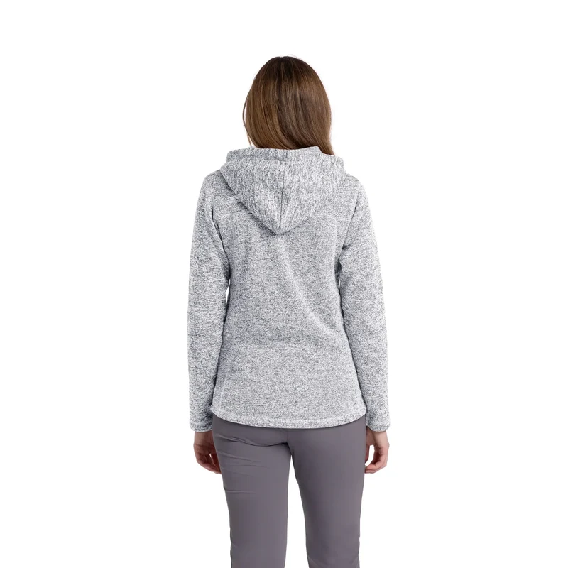 Trespass Odelia B Knitted Fleece Jacket - Ghost Navy Marl
