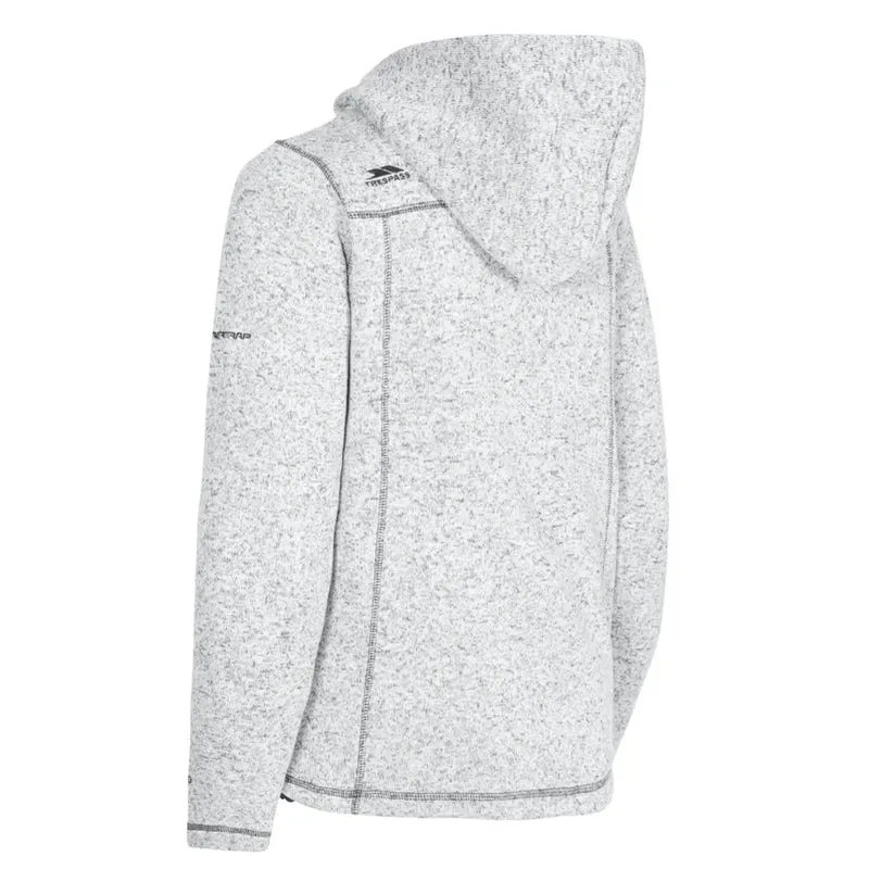 Trespass Odelia B Knitted Fleece Jacket - Ghost Navy Marl