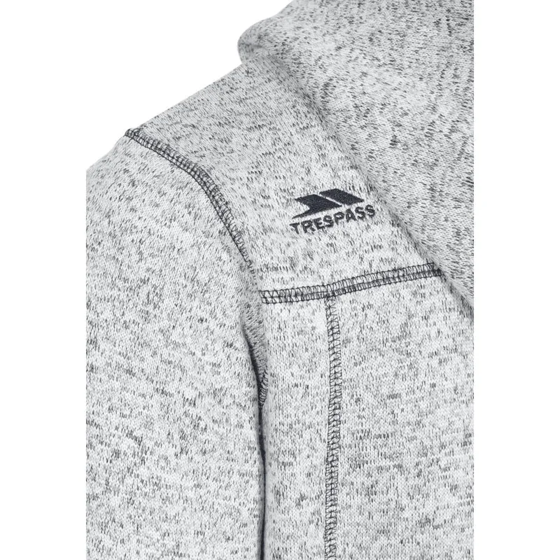 Trespass Odelia B Knitted Fleece Jacket - Ghost Navy Marl