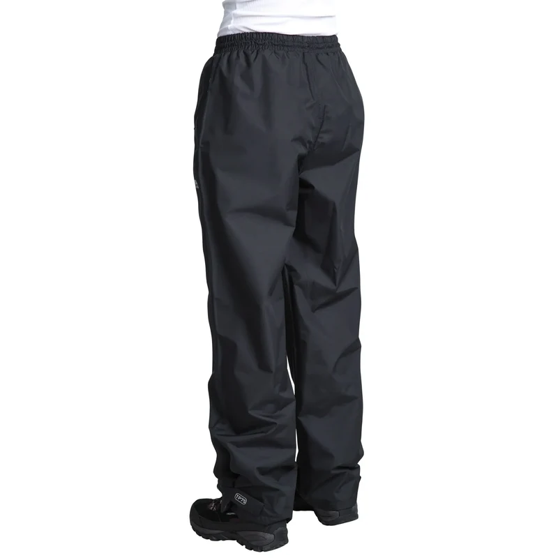 Trespass Women's Tutula Waterproof Overtrousers - Black