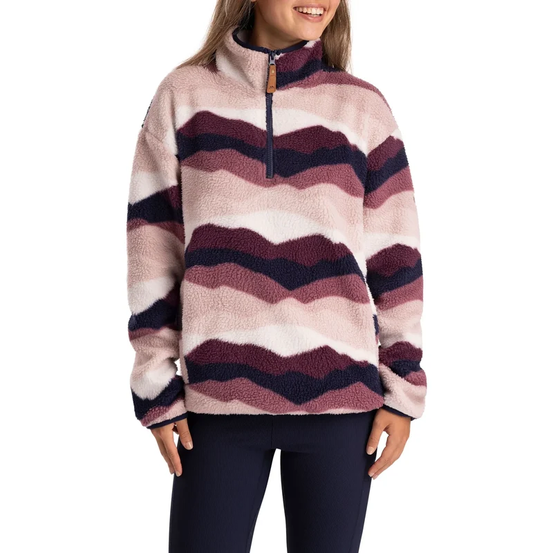 Trespass Ovie Sherpa Fleece - Mountain Print