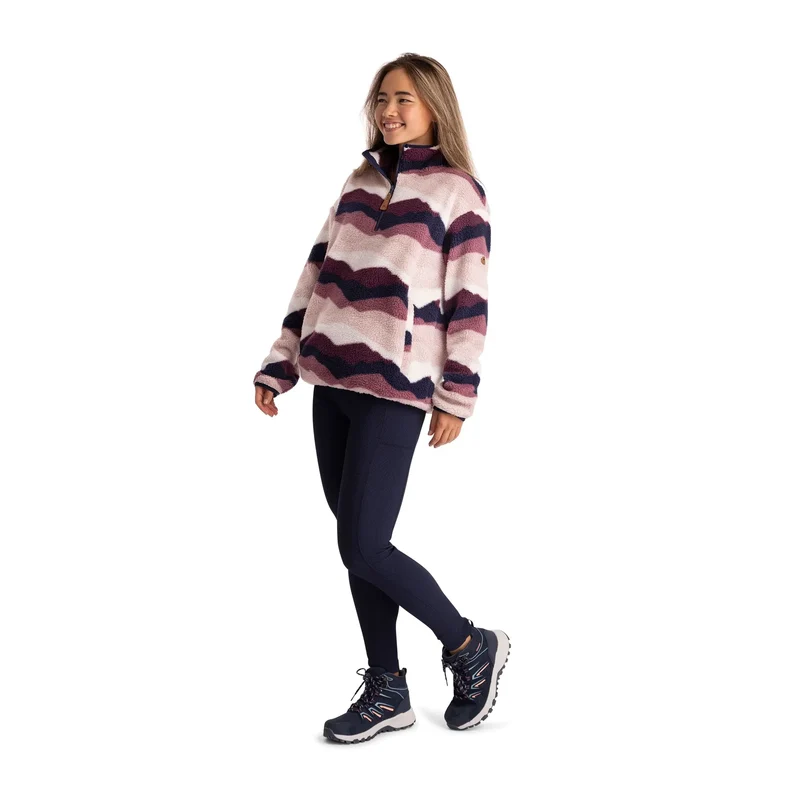Trespass Ovie Sherpa Fleece - Mountain Print