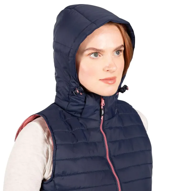 Trespass Women's Aretha Bodywarmer - Navy Dusty Rose