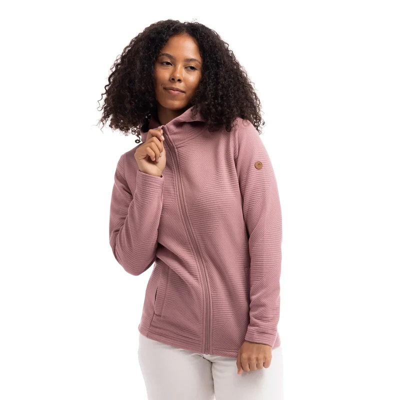 Trespass Women's Julane Cardigan Hoodie - Faded Rose
