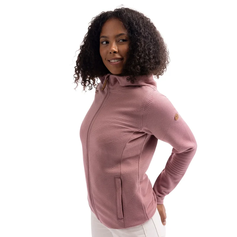 Trespass Women's Julane Cardigan Hoodie - Faded Rose