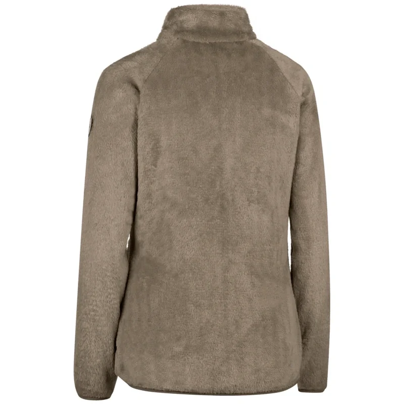 Trespass Telltale Women's Soft Furry Fleece Jacket - Soft Sage