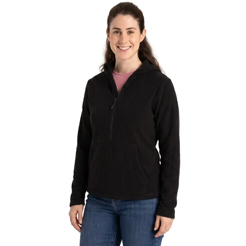 Trespass Women's Metraya Half-Zip Fleece - Black