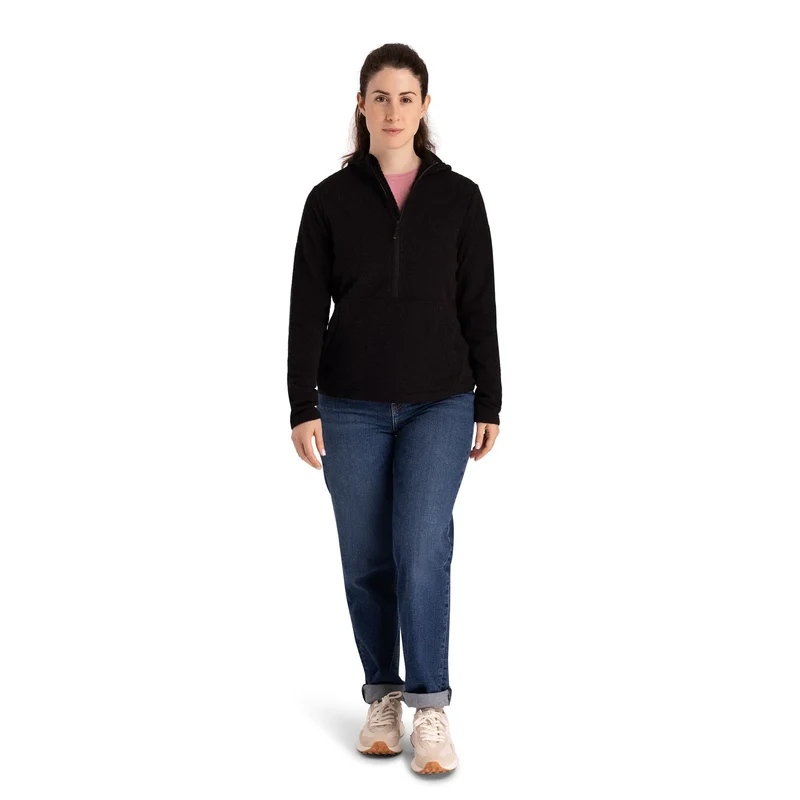 Trespass Women's Metraya Half-Zip Fleece - Black