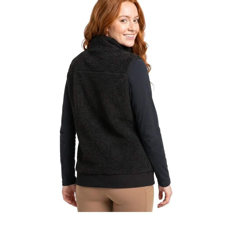 Trespass Women's Notion Knitted Fleece Gilet - Black