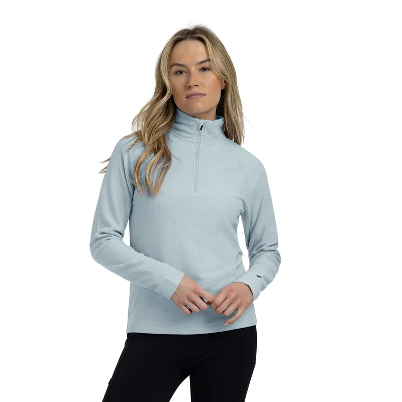 Trespass Women's Meadows Half-Zip Microfleece - Teal Mist
