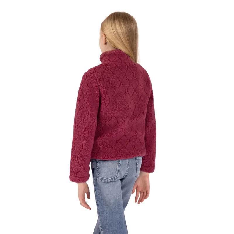Trespass Kids' Southford Full-Zip Fleece - Rose Blush