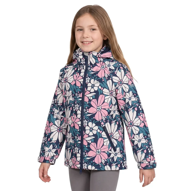 Trespass Kids' Marla Waterproof Jacket - Sapphire Blue