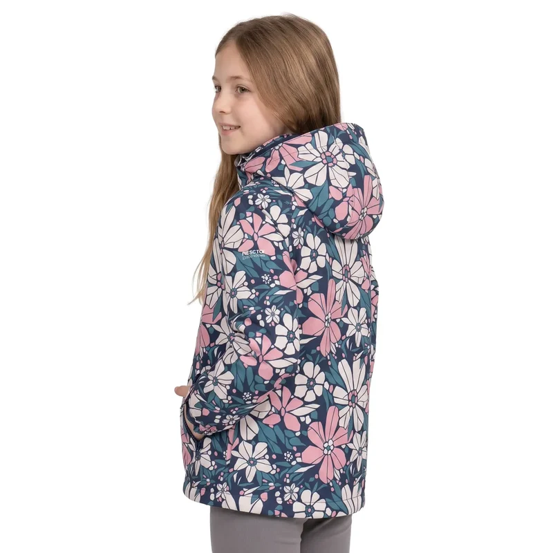 Trespass Kids' Marla Waterproof Jacket - Sapphire Blue