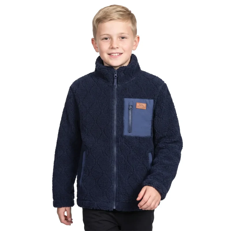 Trespass Kids' Southford Full-Zip Fleece - Navy