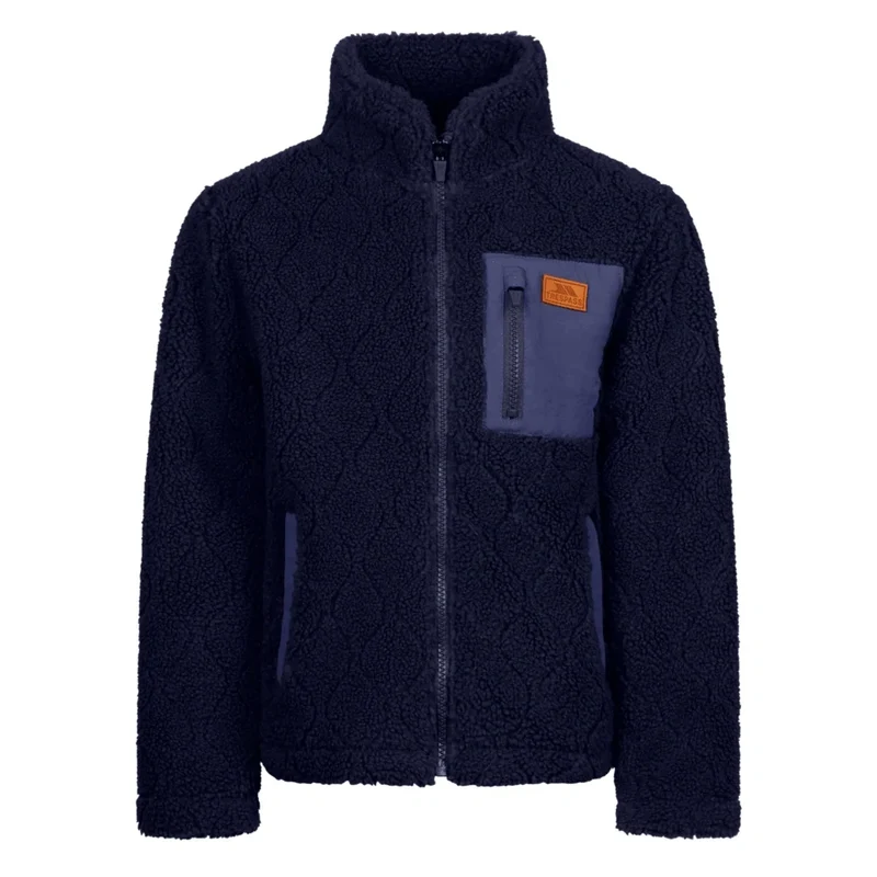 Trespass Kids' Southford Full-Zip Fleece - Navy
