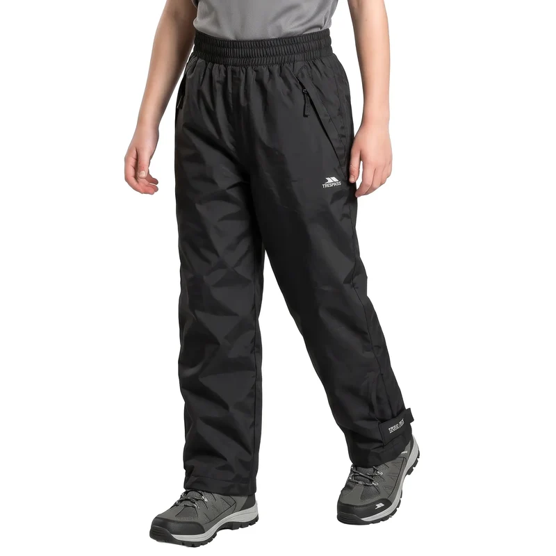 Trespass Kids' Echo Waterproof Trousers - Black