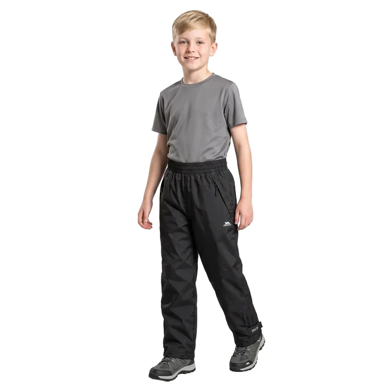 Trespass Kids' Echo Waterproof Trousers - Black