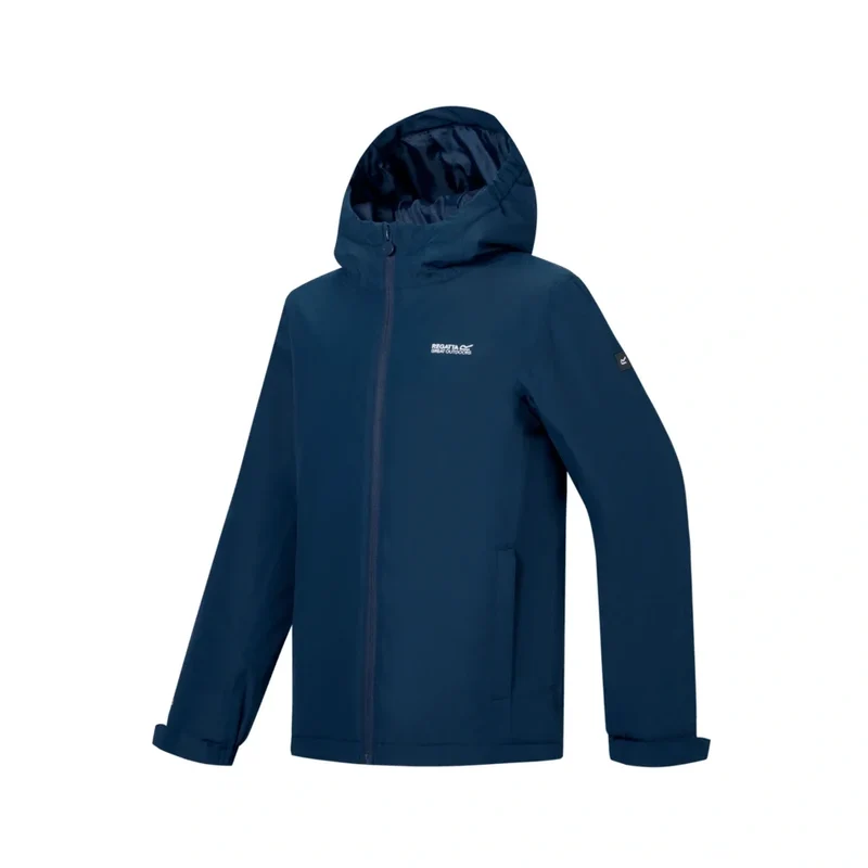 Regatta Kids' Hurdle Waterproof Jacket - Navy